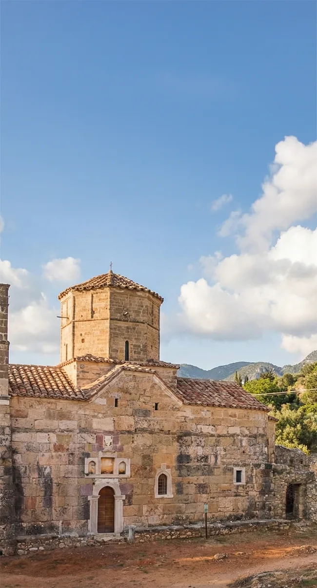 Historic tower house in Kardamili village